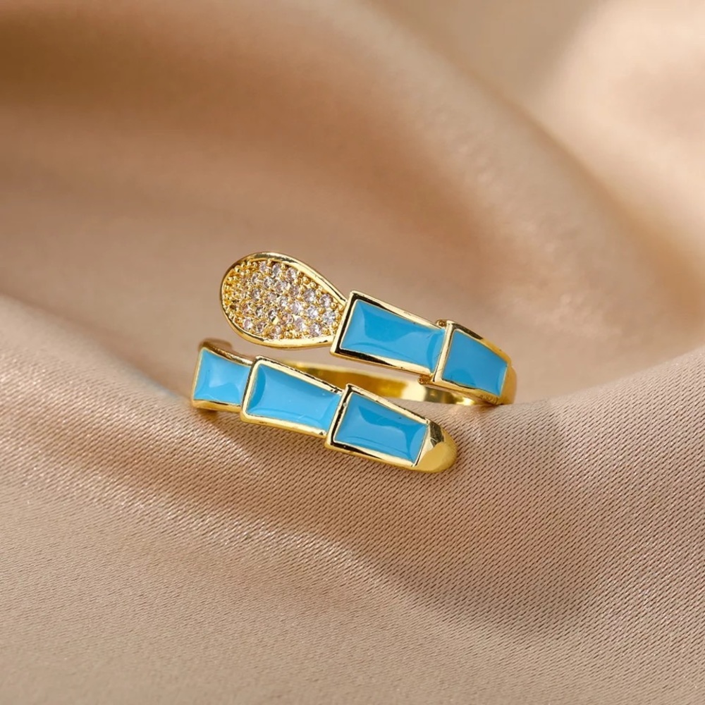 serpent bright color ring